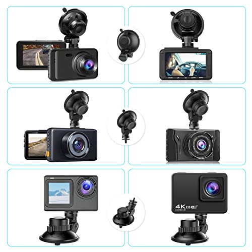 Universal Suction Cup Dash Cam Mount for All Cameras