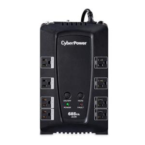 CyberPower 685VA Compact UPS Battery Backup