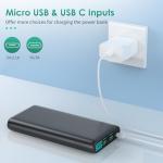 High-Capacity Portable Power Bank with 5 Outputs