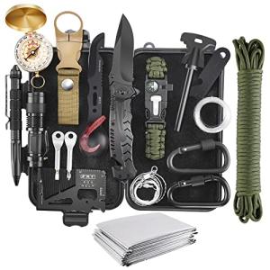 22-in-1 Emergency Survival Kit for All Adventures