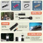 Monterra 265-Piece Survival Kit and Gear