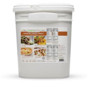 Nutristore Freeze-Dried Meat Variety Bucket - Survival Supply