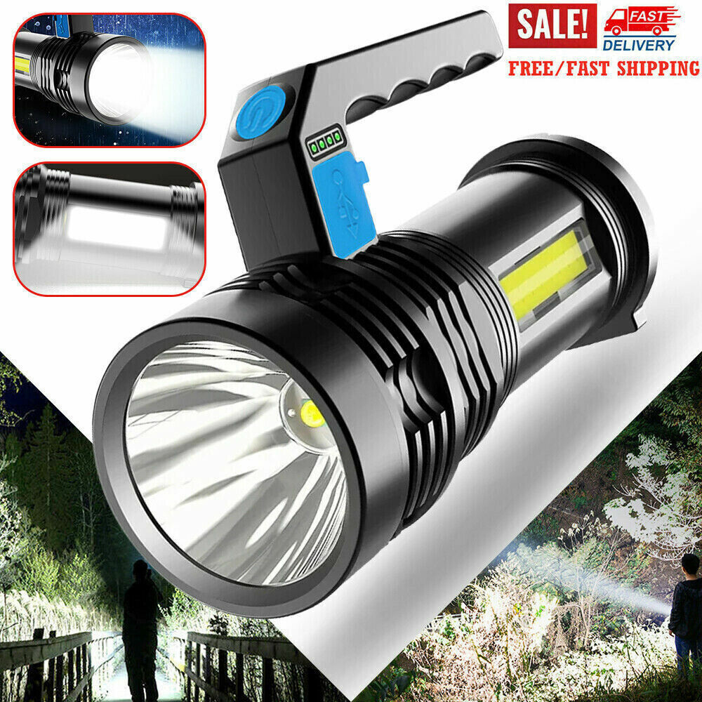 High Lumens Tactical USB Rechargeable LED Flashlight