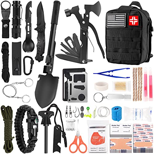 Comprehensive Survival and First Aid Kit, 142 Pcs
