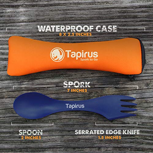 Tapirus Spork2go Set: 4 BPA-Free Sporks