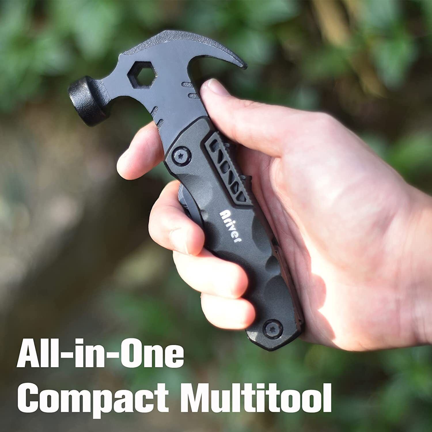 13-in-1 Survival Hammer and Multitool Key