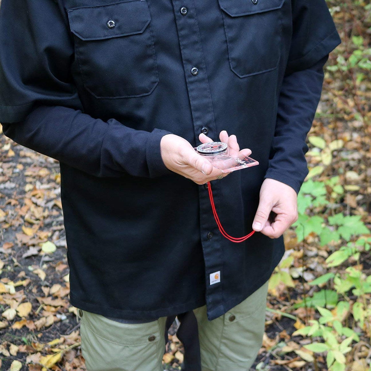 Coghlan's Deluxe Map Compass with Lanyard