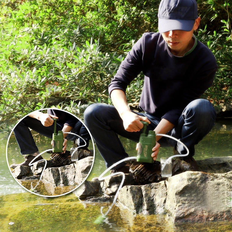 Wild Peak Stay Alive-3 Tactical Water Filter Pump