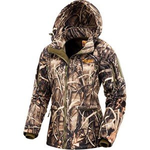 Women's Ultra-Quiet Camo Hunting Jacket for Waterfowl