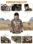 Women's Ultra-Quiet Camo Hunting Jacket for Waterfowl