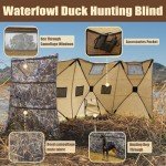 4-Panel Pop-Up Duck Blind with Carrying Bag
