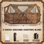 Lenotos Easy-Setup 3-Panel Hunting Blind - Camo