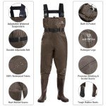 Men's and Women's Waterproof Chest Waders for Hunting