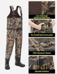 TIDEWE Waterproof Neoprene Kids Chest Waders