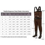 TIDEWE Waterproof Neoprene Chest Waders for Men
