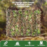 3D Leafy Camo Netting for Waterfowl Hunting