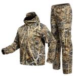 Camouflage Waterfowl Hunting Jacket and Pants Set