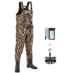 TIDEWE Camo Waterproof Chest Waders for Men