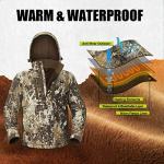 TIDEWE Men's Heated Hunting Jacket in Camo