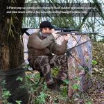 WTVIDAS Portable Three-Panel Hunting Blind for Waterfowl