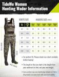 TIDEWE Women's Insulated Waterproof Hunting Waders