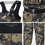 Bassdash Neoprene Chest Waders for Waterfowl Hunting