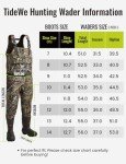 TIDEWE Waterproof Neoprene Wader Boots for Hunting