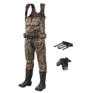 HISEA Men's Camouflage Insulated Waterproof Waders