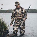 HISEA Men's Camouflage Insulated Waterproof Waders