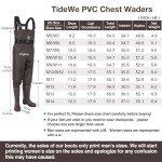TIDEWE Waterproof Bootfoot Waders for Hunting