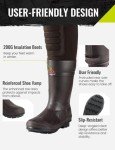 TIDEWE Waterproof Insulated Neoprene Waders for Hunting
