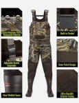 TIDEWE Waterproof Insulated Neoprene Waders for Hunting