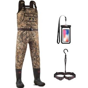 DRYCODE Men's Neoprene Insulated Camo Waders