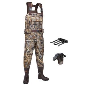 HISEA Insulated Neoprene Chest Waders for Men