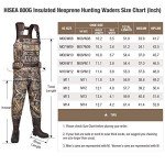 HISEA Insulated Neoprene Chest Waders for Men