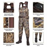 HISEA Insulated Neoprene Chest Waders for Men