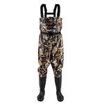 Lightweight Camouflage Chest Waders for Waterfowl Hunting