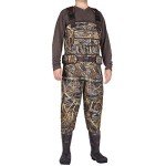 HISEA Insulated Neoprene Chest Waders for Men