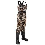 Lightweight Camouflage Chest Waders for Waterfowl Hunting
