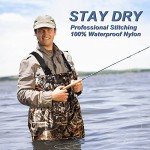 Lightweight Camouflage Chest Waders for Waterfowl Hunting