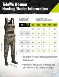 TIDEWE Women's Insulated Waterproof Hunting Waders