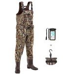TIDEWE Camo Waterproof Chest Waders for Men