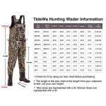 TIDEWE Camo Waterproof Chest Waders for Men