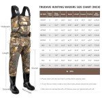 Trudave Waterproof Neoprene Waders for Hunting