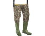 Foxelli Waterproof Camo Hip Waders for Men