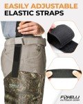 Foxelli Waterproof Camo Hip Waders for Men