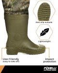 Foxelli Waterproof Camo Hip Waders for Men
