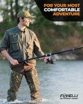 Foxelli Waterproof Camo Hip Waders for Men