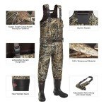 TIDEWE Men’s Insulated Camo Chest Waders