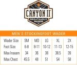 FROGG TOGGS Men's Canyon II Breathable Chest Wader